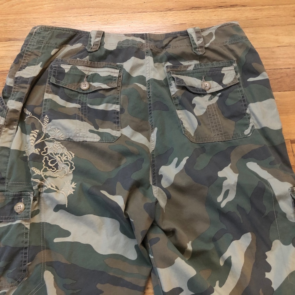 Cargo Camouflage Cotton Pants - Picture 6 of 7